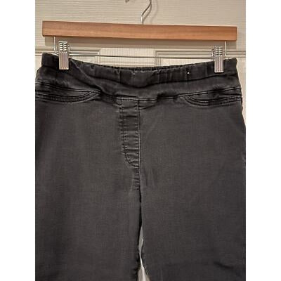 Womens Distressed Black Stretchy Denim Pants
