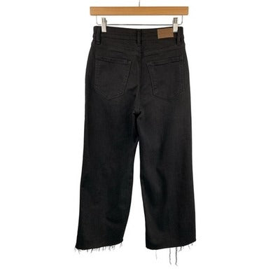 Women's Carly Jeans Black High Rise Button Jeans - Size 1