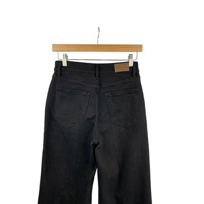 Women's Carly Jeans Black High Rise Button Jeans - Size 1