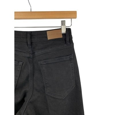 Women's Carly Jeans Black High Rise Button Jeans - Size 1