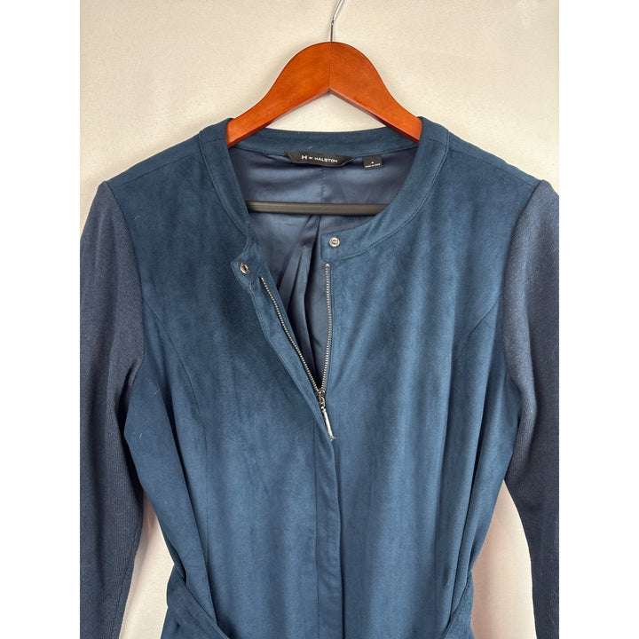 Halston Women’s Blue Jacket- Size 4