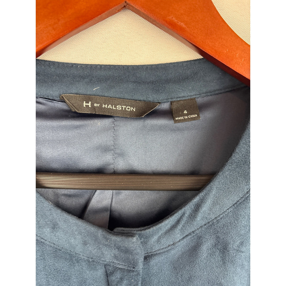 Halston Women’s Blue Jacket- Size 4