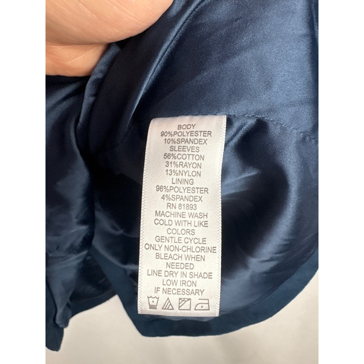Halston Women’s Blue Jacket- Size 4
