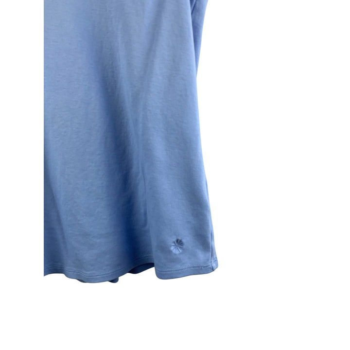 Isaac Mizrahi Live Essentials Womens XL Blue Sleeveless Cotton Tank Top
