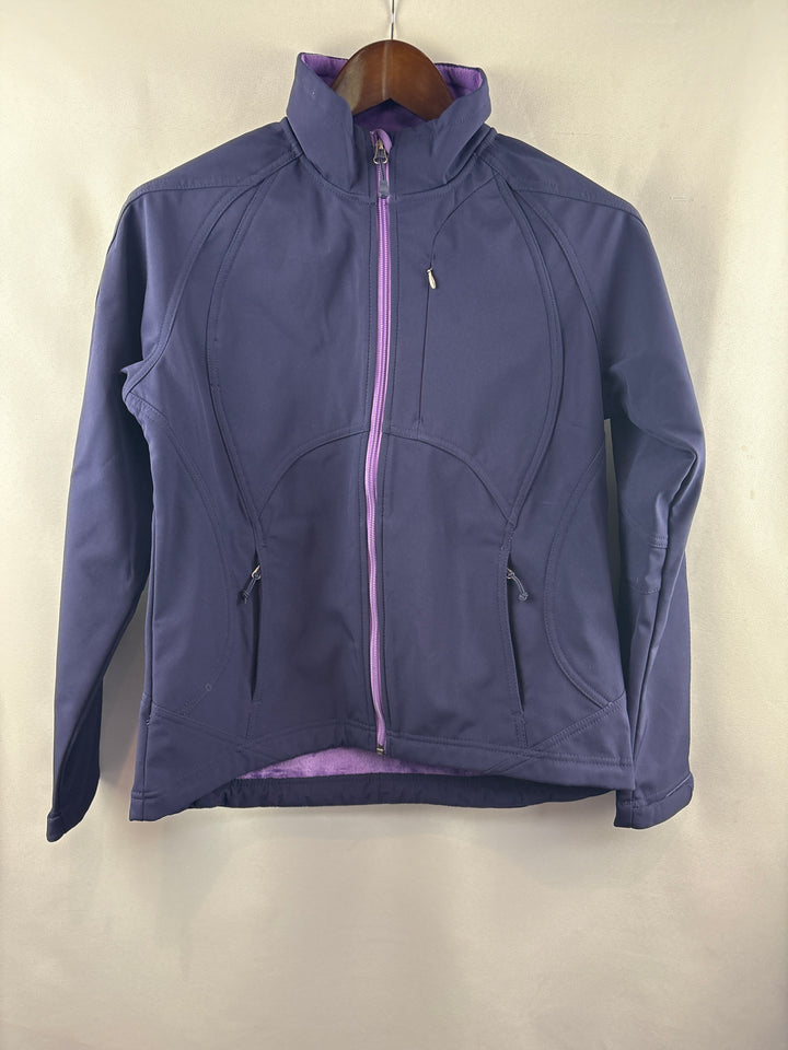 Women’s Double Diamond Small Dark Purple Ski Windbreaker