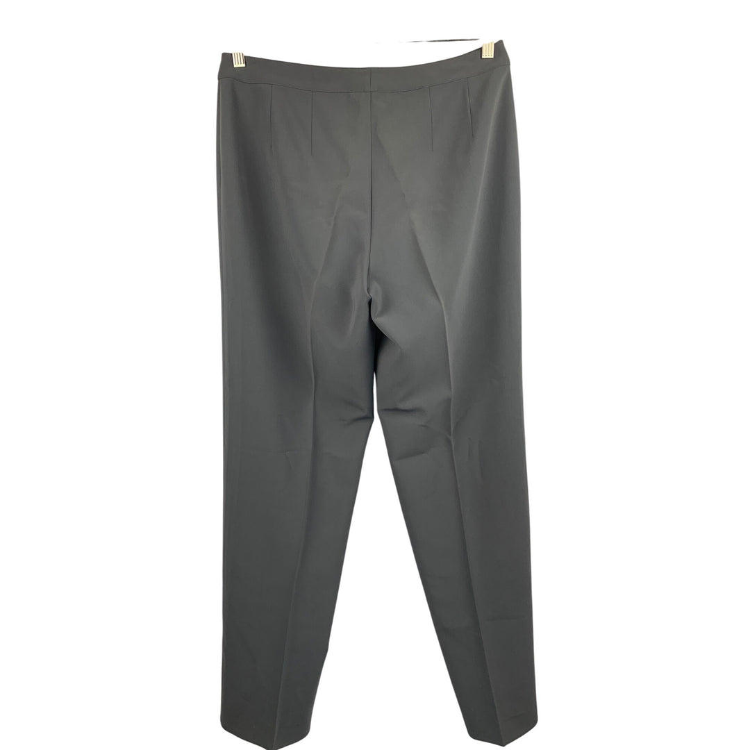 St. John Womens Gray Stretch Dress Pants Size 10