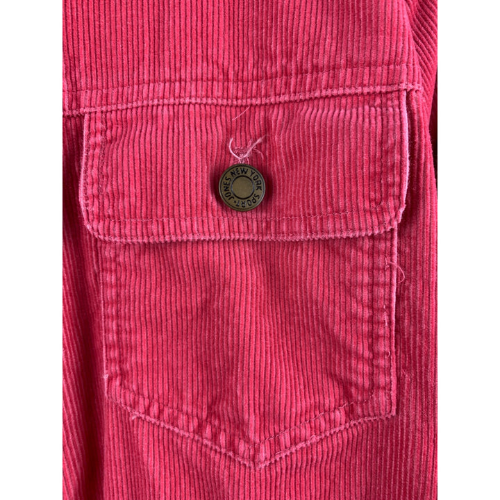Jones New York Sport Womens 2X Pink Corduroy Jacket