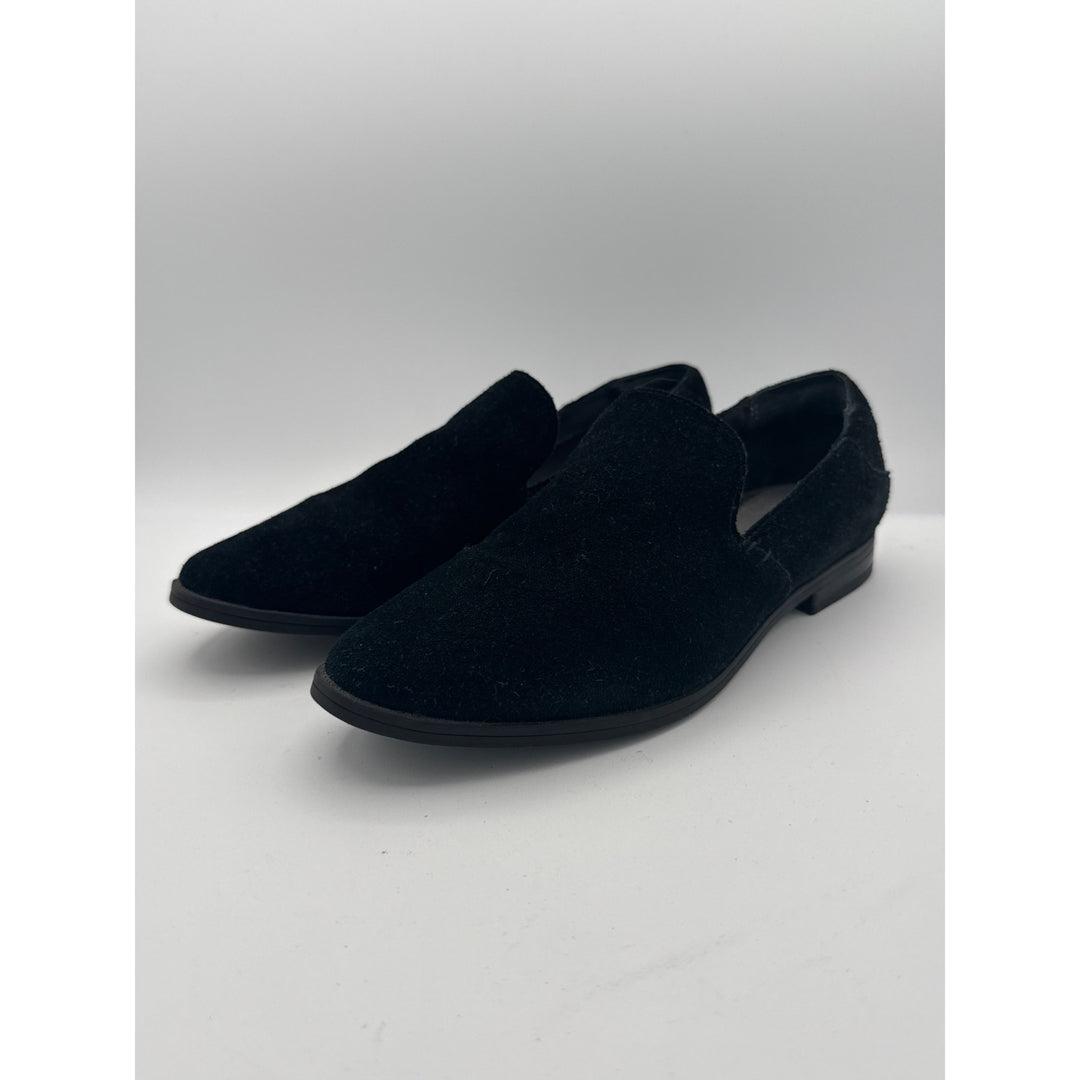 Rockport Black Suede Slip-On Loafers Size 10