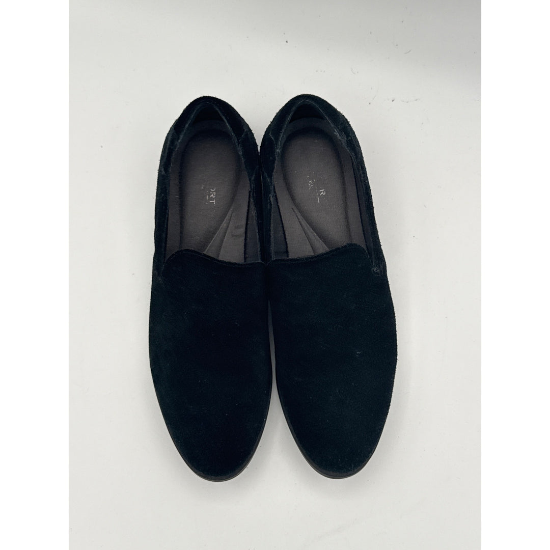 Rockport Black Suede Slip-On Loafers Size 10