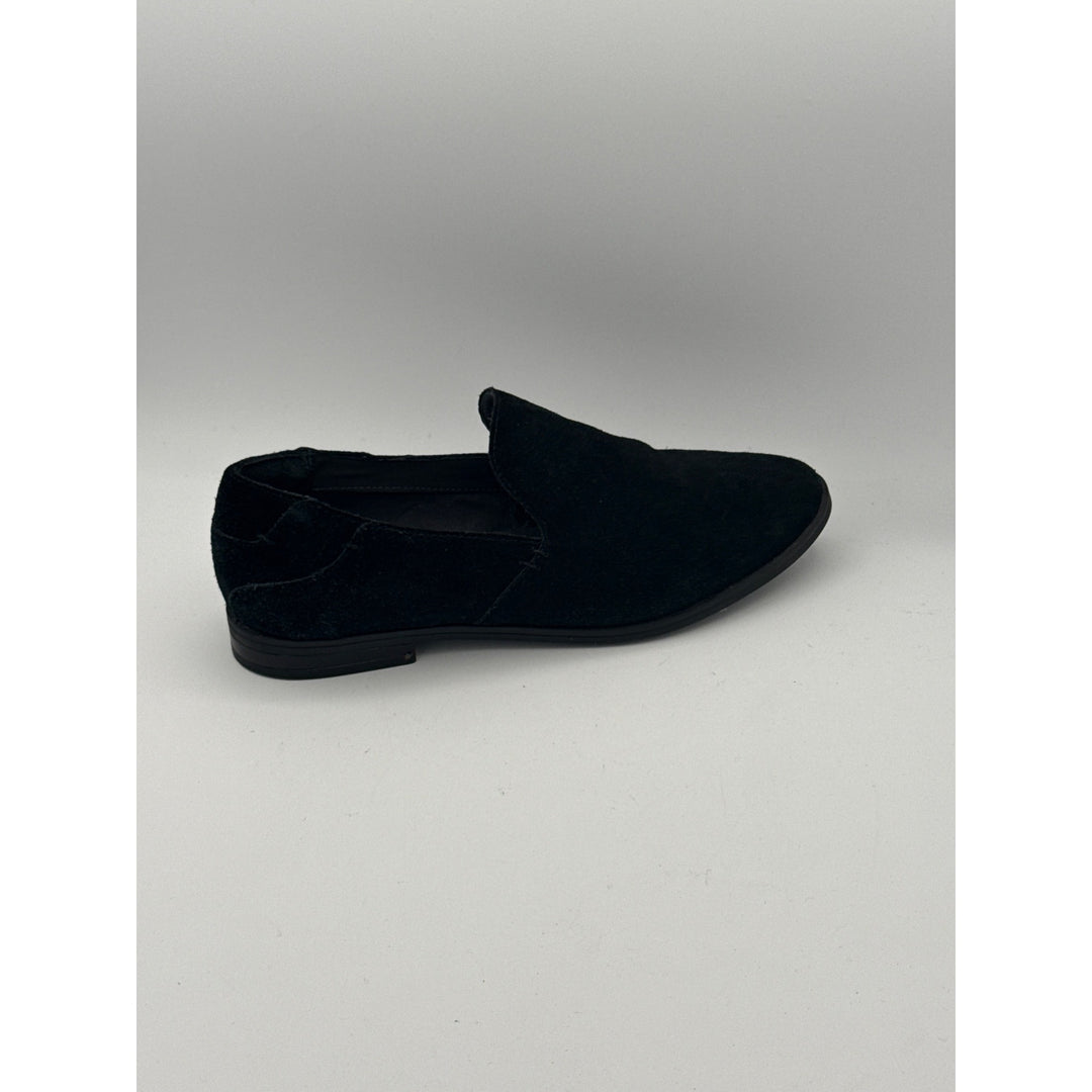 Rockport Black Suede Slip-On Loafers Size 10