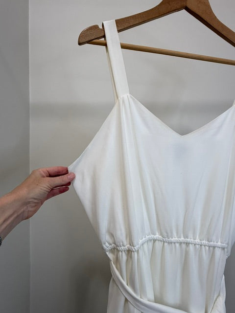 Simply Vera Vera Wang Embroidered Hem Maxi Dress White SzXL