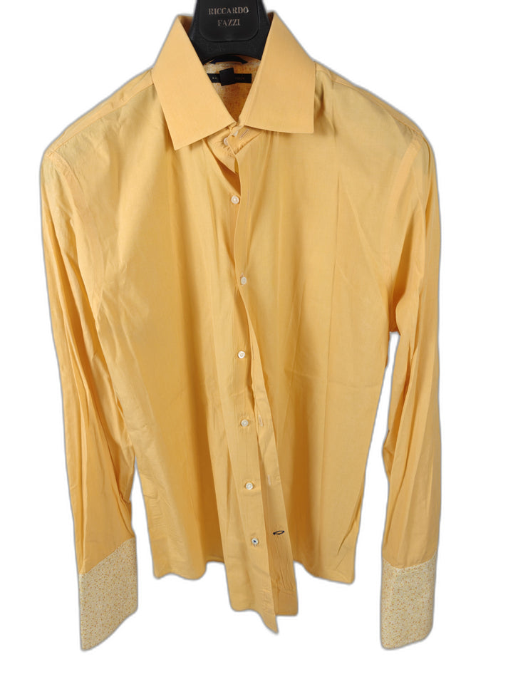 Men’s Banana Republic Dress Shirt Yellow XL 17-17.5