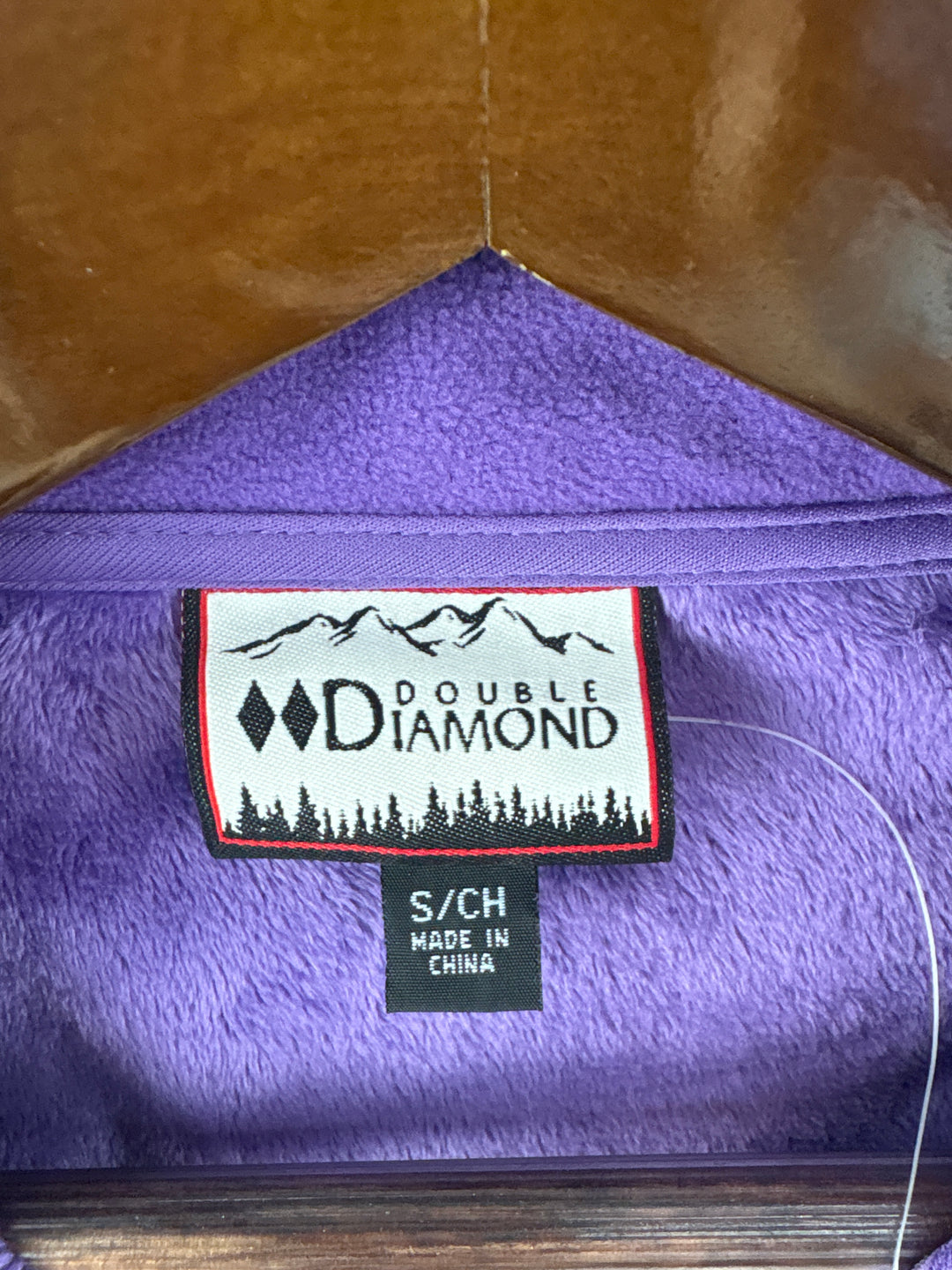 Women’s Double Diamond Small Dark Purple Ski Windbreaker