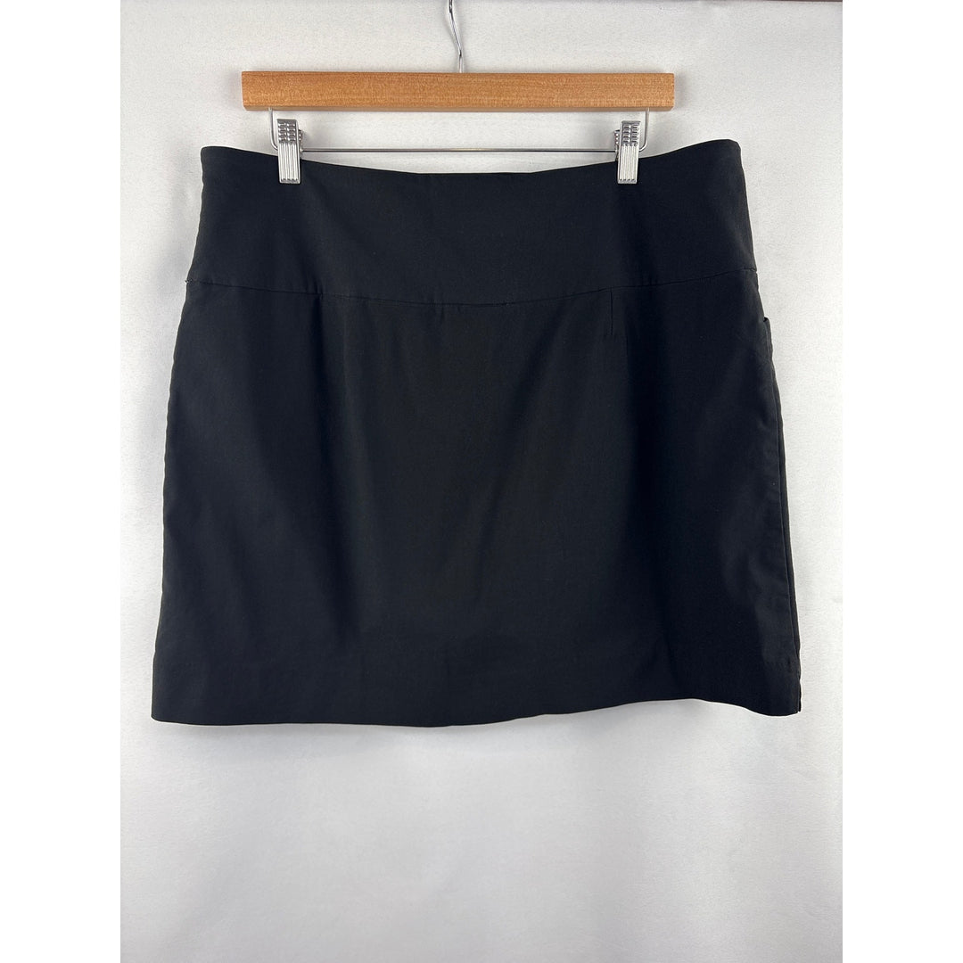 Women’s S.C. & Co. XL BlacK Mini Skort
