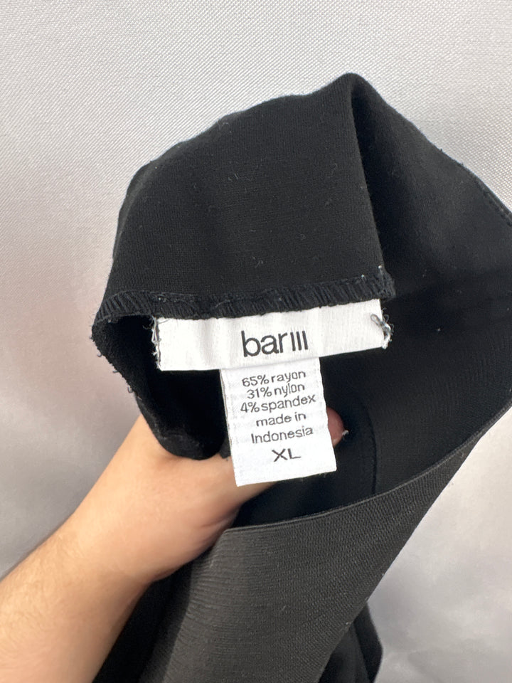 Women’s Bar lll Size XL Black Stretch Slacks