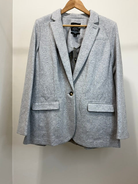 J.Crew Alfie Blazer Mario Bellucci Italian Wool Gray NWT Sz14