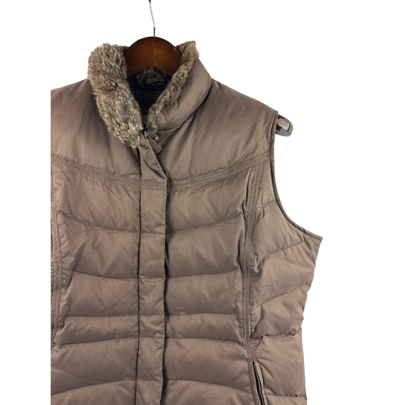 Women’s Eddie Bauer Large Brown Puffer Vest