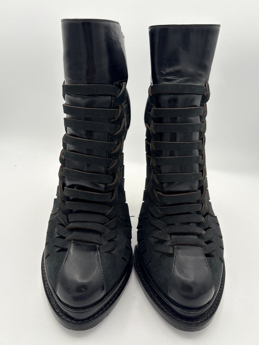 Women Alexander Wang Freja Black Suede Strappy Heels Size 8