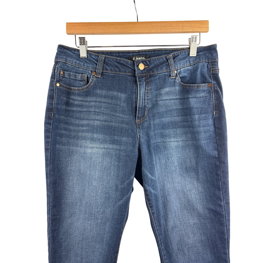 Women’s d.jeans Size 12 Medium Washed Blue Skinny Jeans