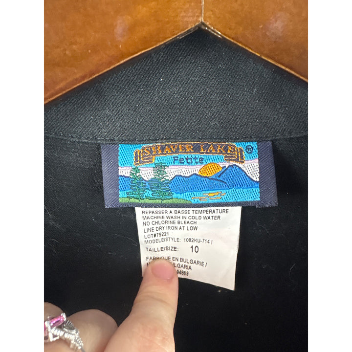 Women’s Shaver Lake Size 10 Black Jean Jacket