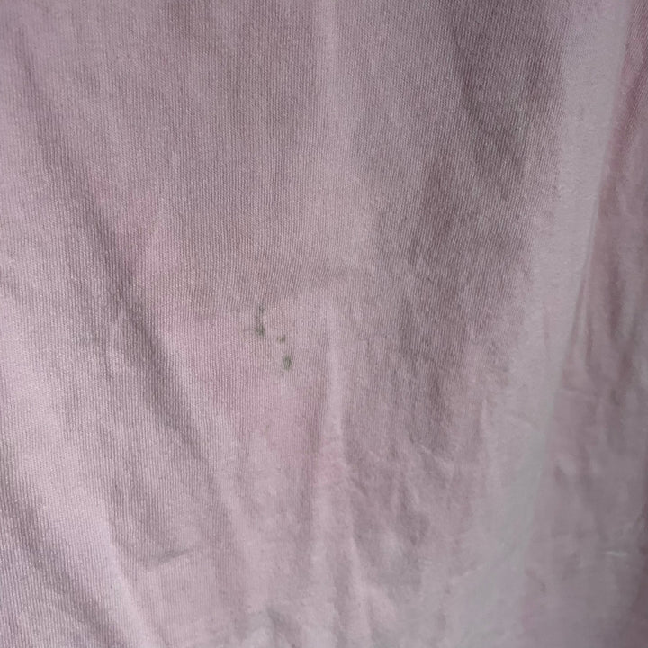Vintage L.L. Bean Pink T-shirt Dress Country Calico Cat Patchwork Cottage sz S