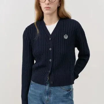 Women’s Dunst Medium Navy Blue Cardigna
