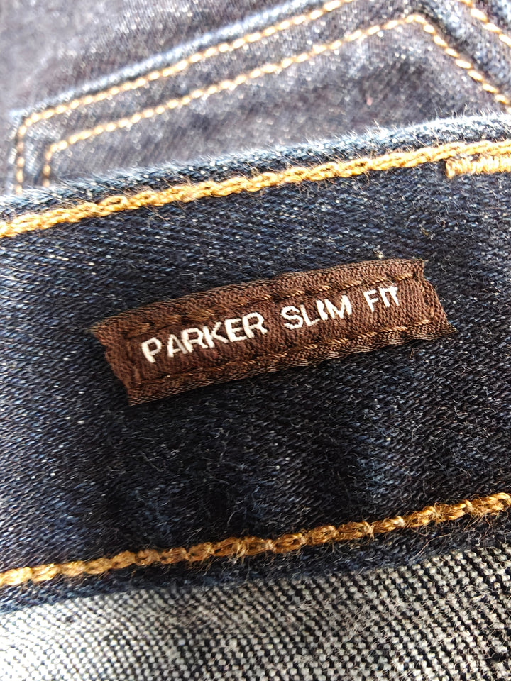 Mens Michael Kors Parker Slim Fit Jeans Dark Blue Size 36x30