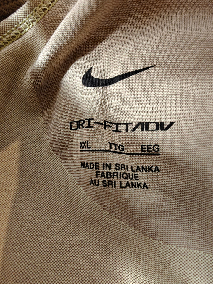Womens Nike Dri-FIT ADV Sports Bra Tan Yellow XL