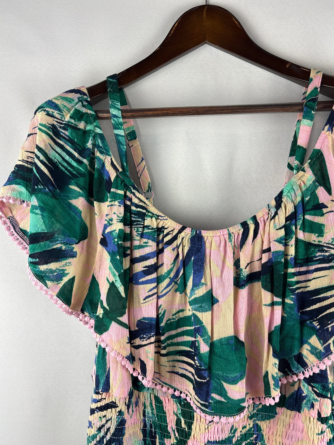 Women’s Torrid Size 0 Multicolor Off the Shoulder Blouse