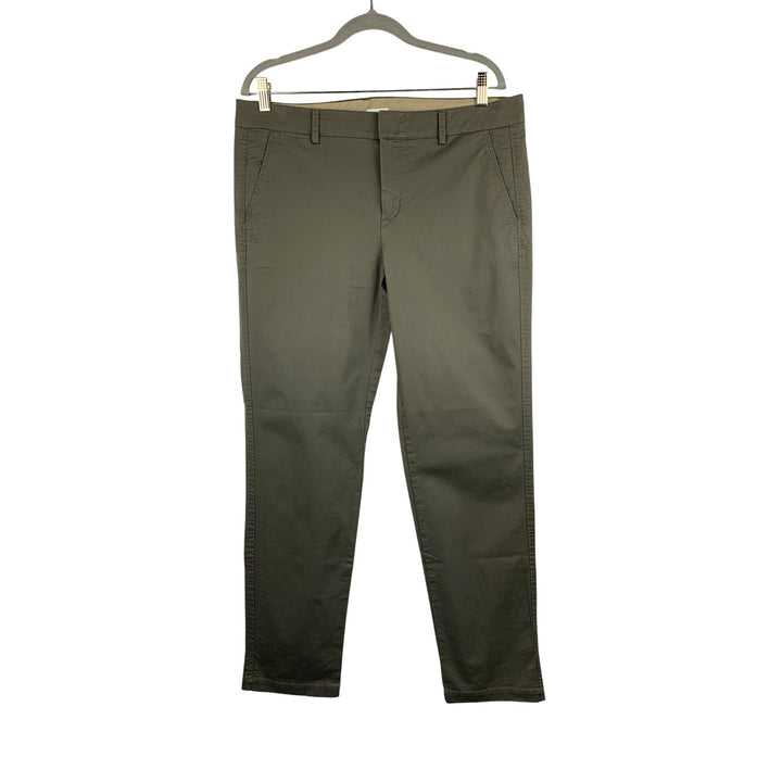 Vince Mens Slim Fit Gray Pants Size 12 Cotton Blend
