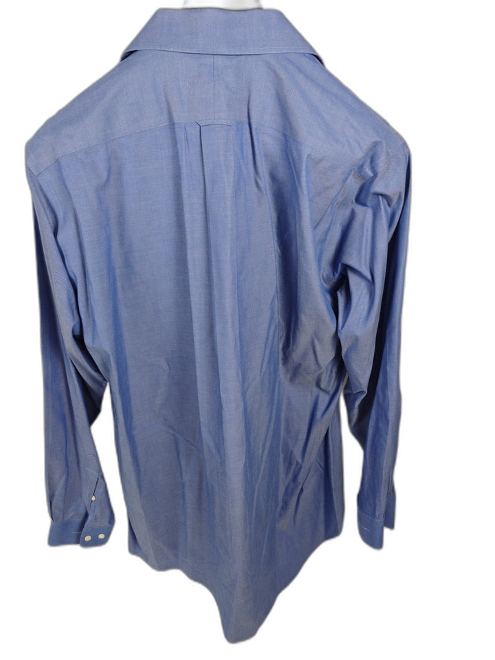 Men’s Kirkland Signature Dress Shirt Blue 17-36