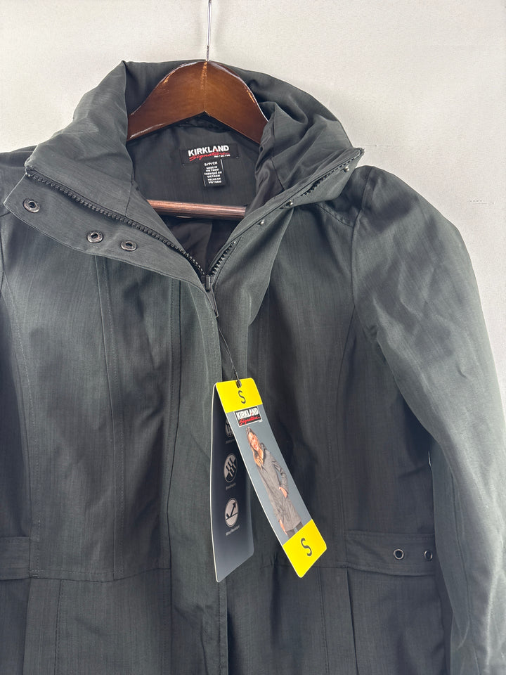 Women’s Kirkland Signature Small Black Raincoat