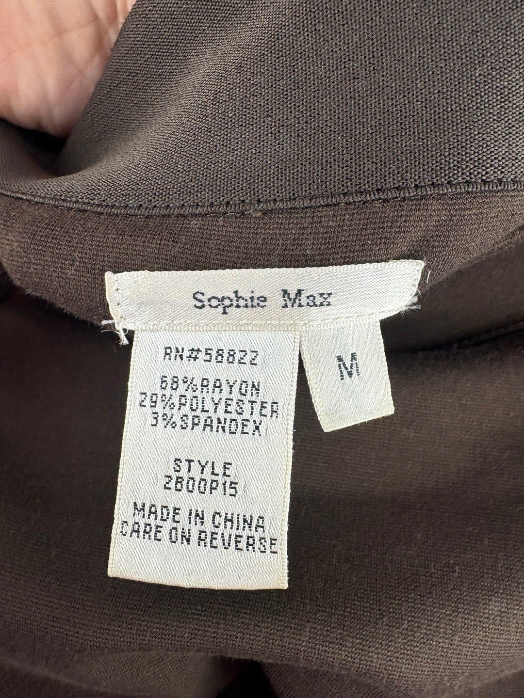 Women’s Sophie Max Medium Chocolate Brown Pencil Skirt