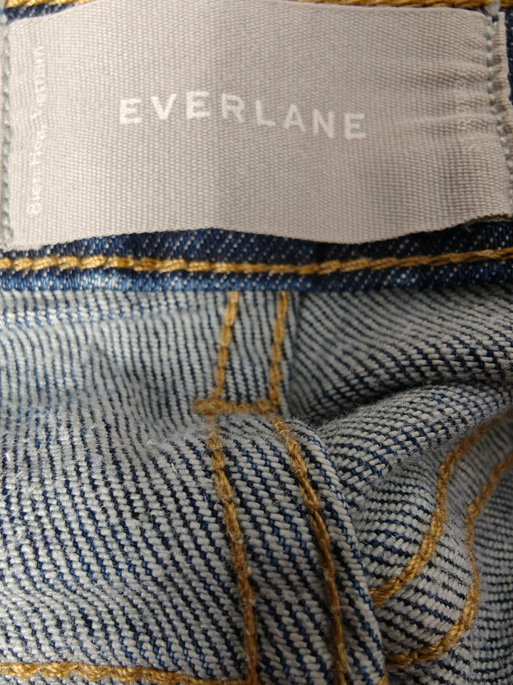 Womens Everlane Kick Crop Jeans Blue Size 29