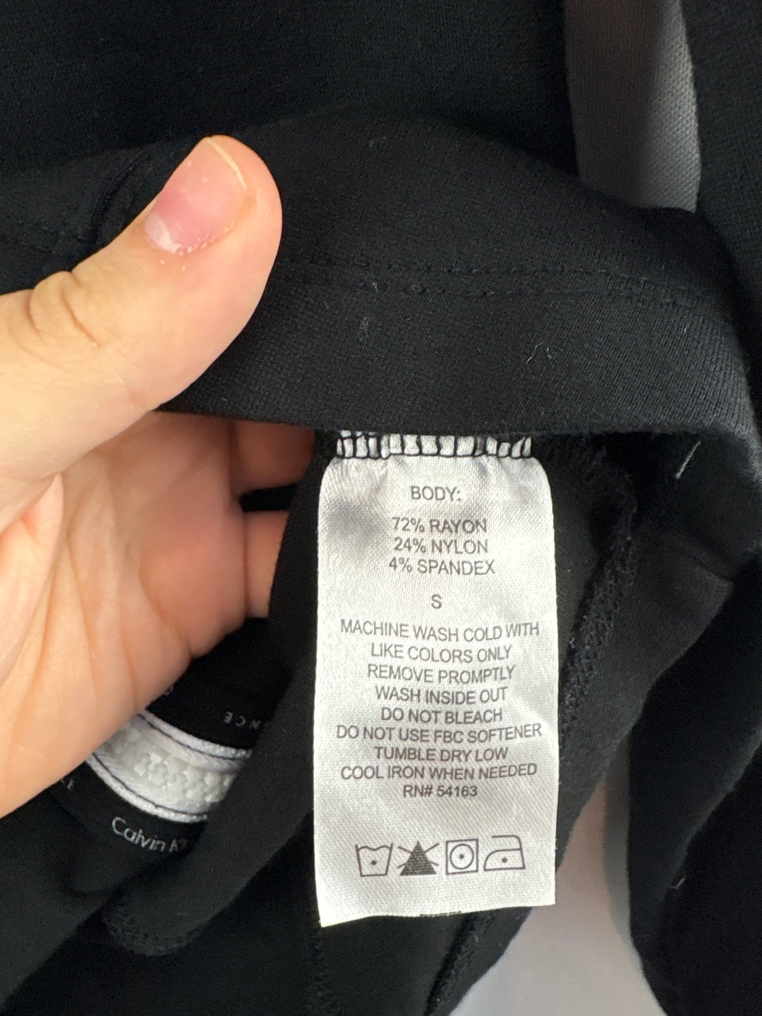 Women’s Calvin Klein Performance Small Black &amp; White Zip Jacket