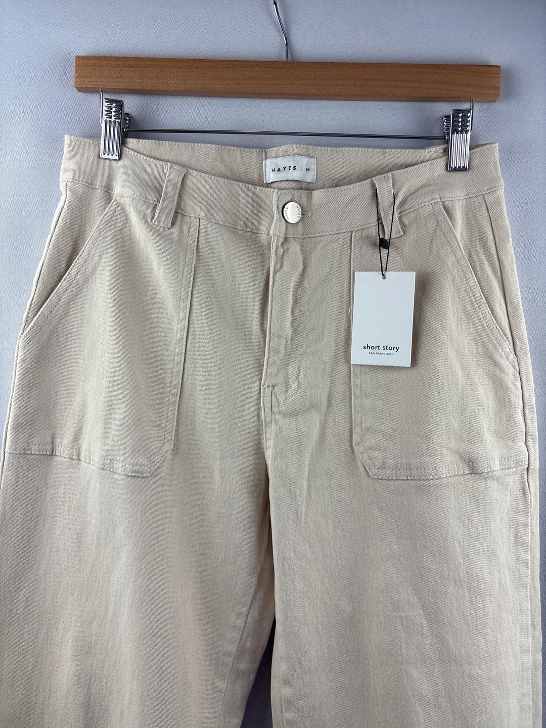 Women’s Hayes Size 6P Khaki Wide Leg Jeans