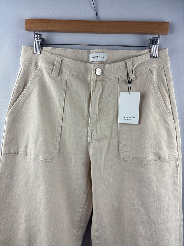 Women’s Hayes Size 6P Khaki Wide Leg Jeans