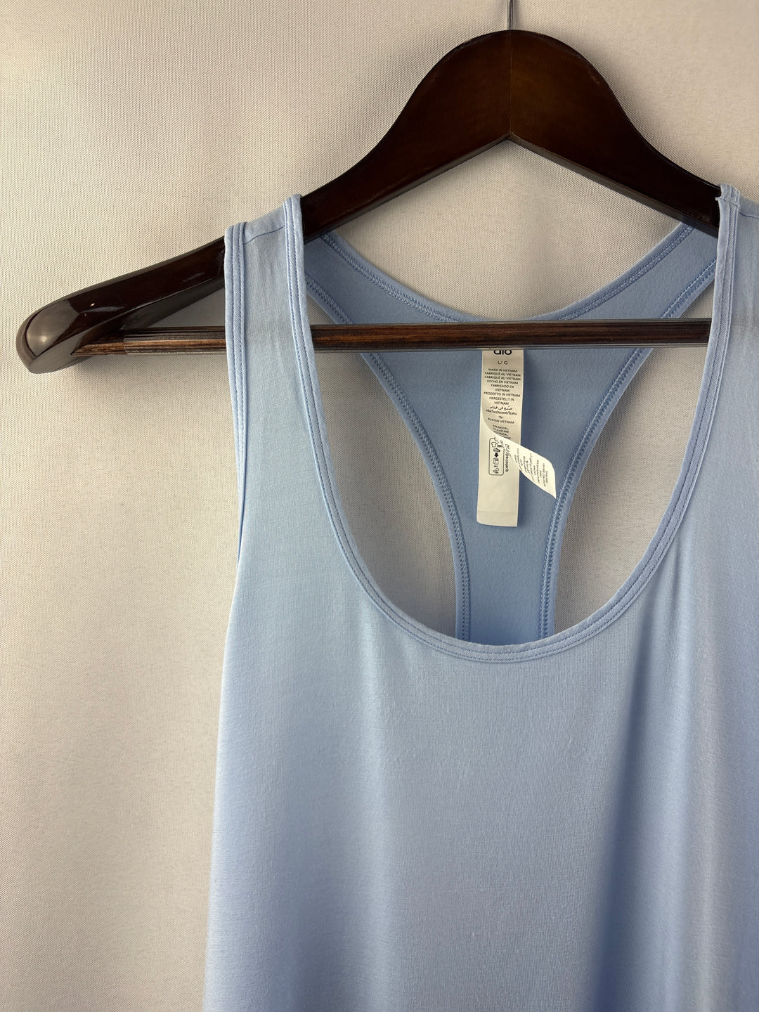 Women’s alo Large Sky Blue Racerback Sports Tank
