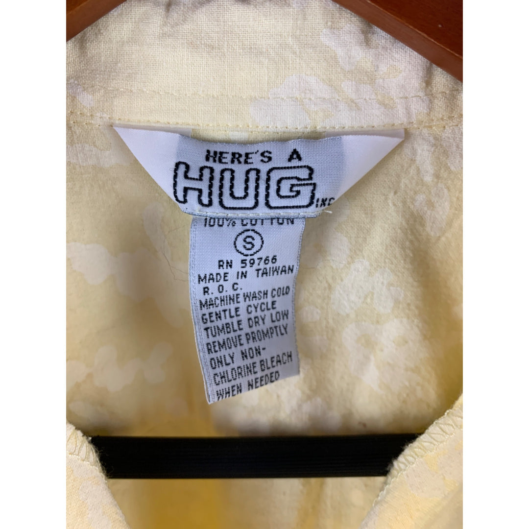 Heres A Hug Yellow Cotton Romper S