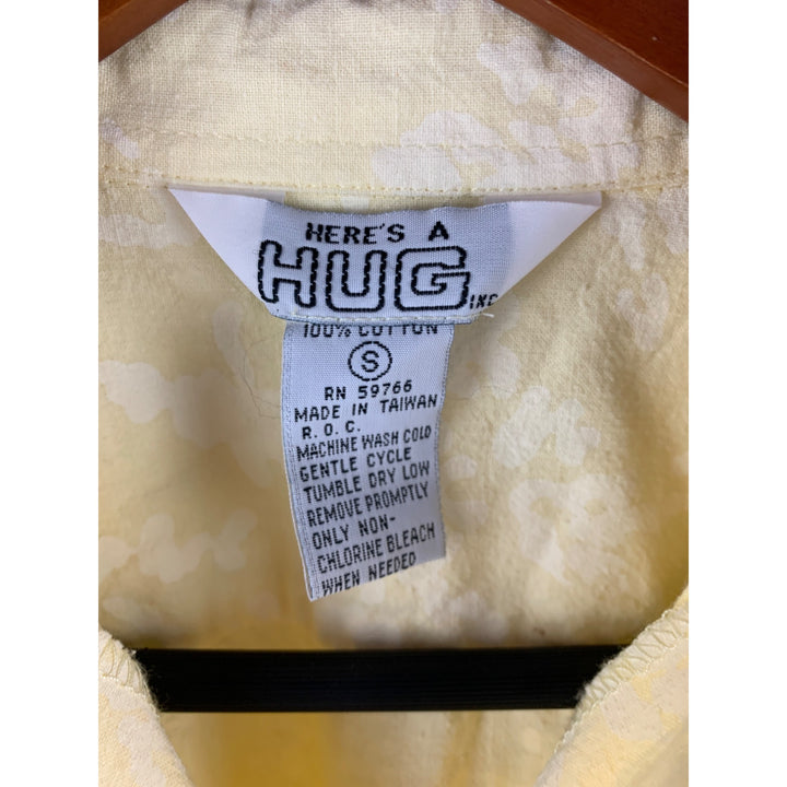 Heres A Hug Yellow Cotton Romper S
