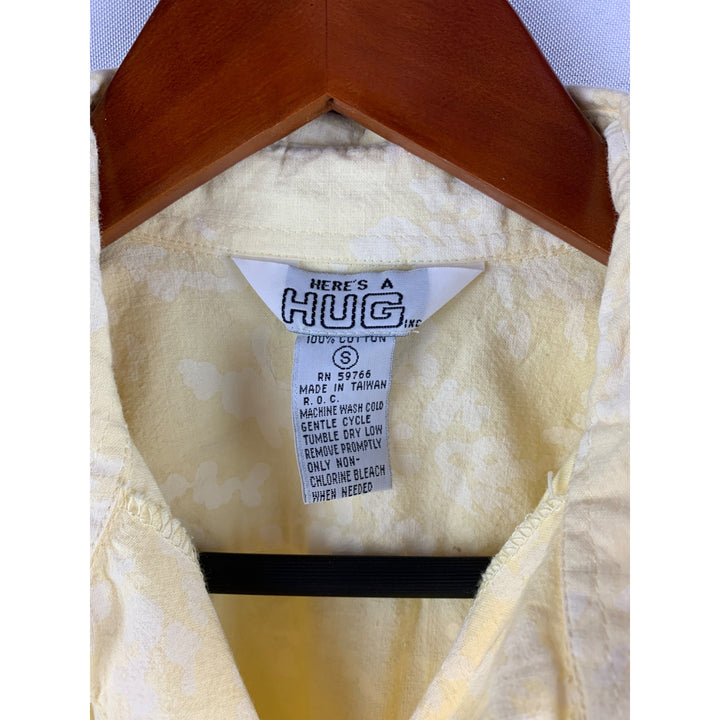 Heres A Hug Yellow Cotton Romper S