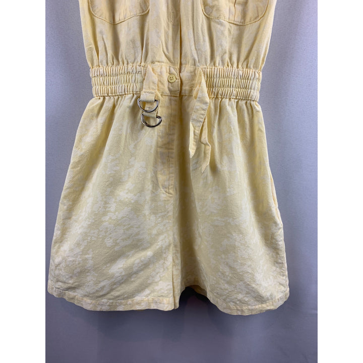 Heres A Hug Yellow Cotton Romper S
