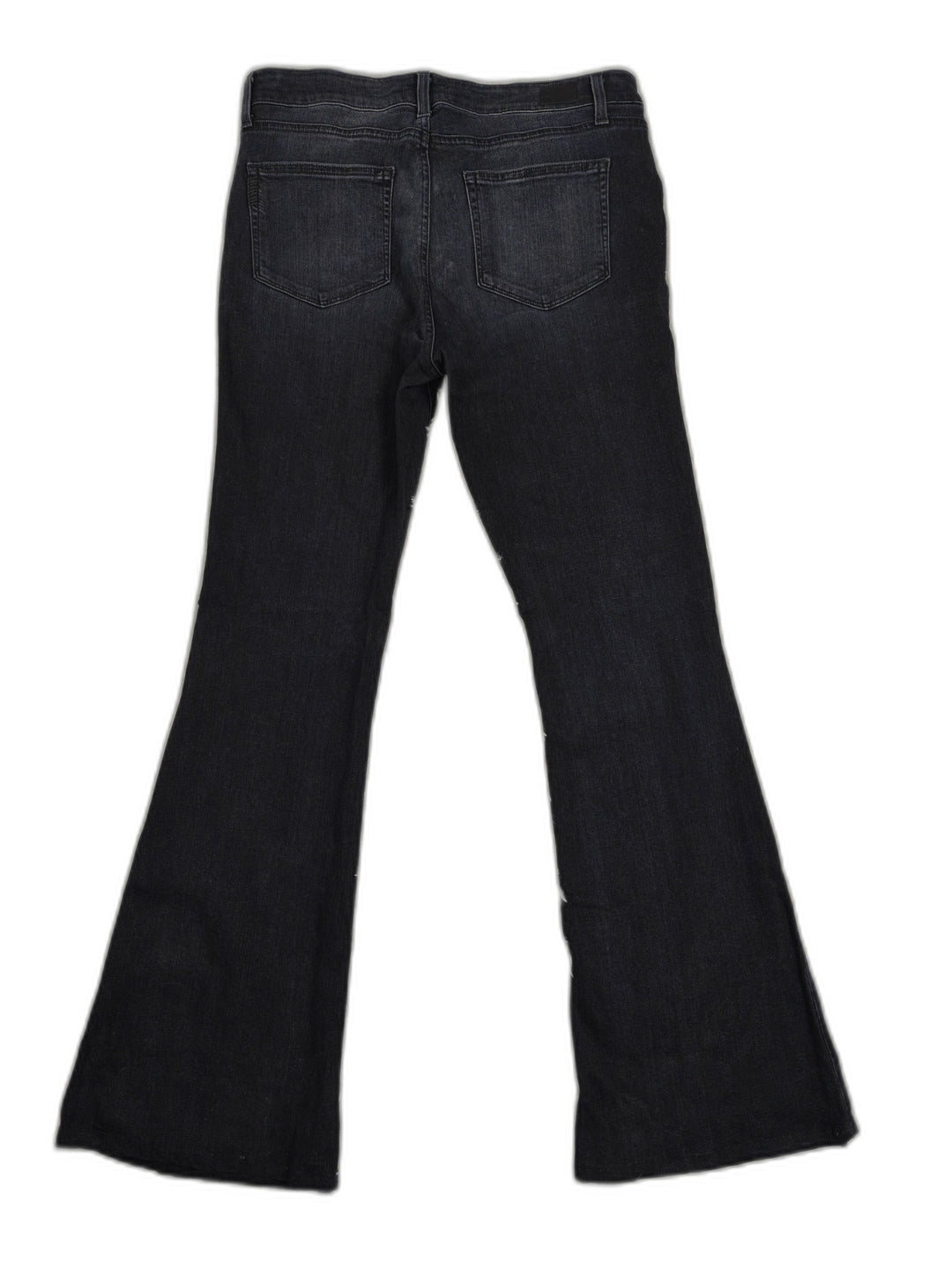Womens Paige Bell Canyon High Rise Flare Jeans Black Size 32