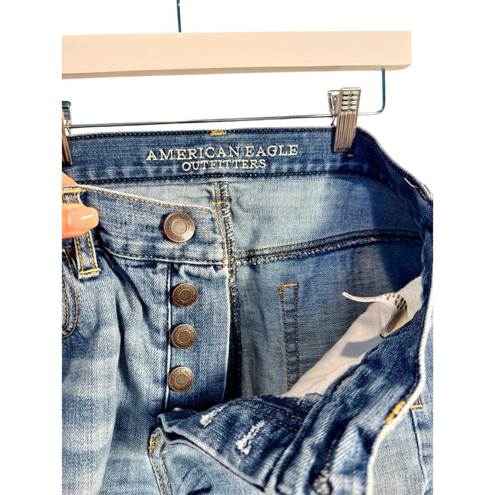American Eagle Outfitters Button Fly Cutoff Denim Shorts Size 4