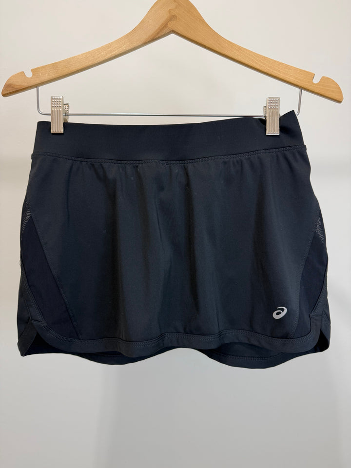 Asics Black Athletic Skort With Built In Shorts For Tennis Golf And Running