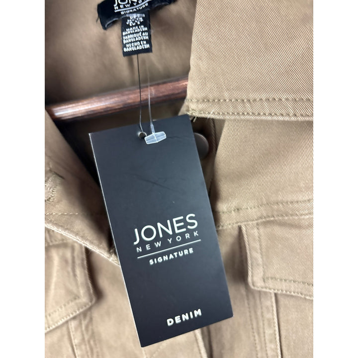 Women’s Jones New York Small Mocha Brown Jean Jacket