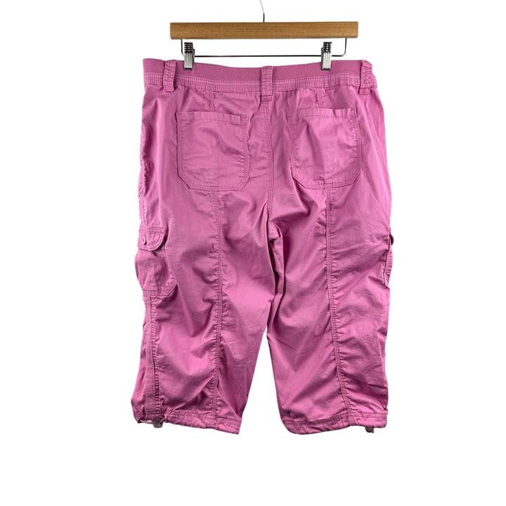 Women’s Style & Co. Size 16P Pink Cargo Capris