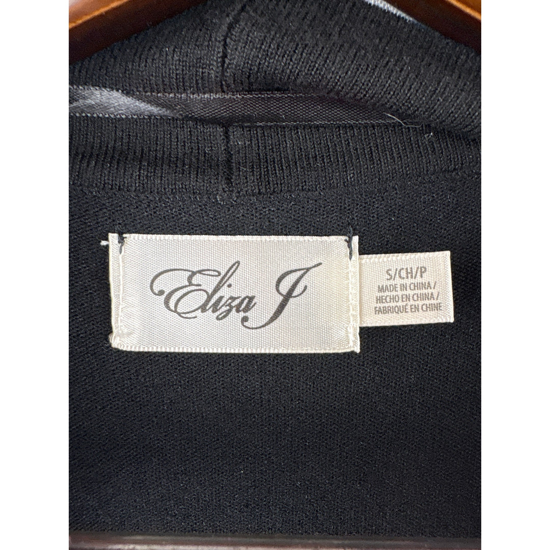 Women’s Eliza J Small Black Cropped Sweater