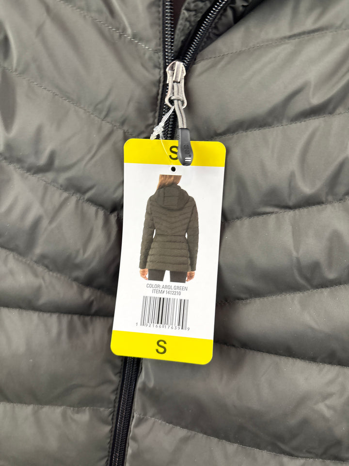 Women’s 32° Heat Small Charcoal Gray Puffer Jacket