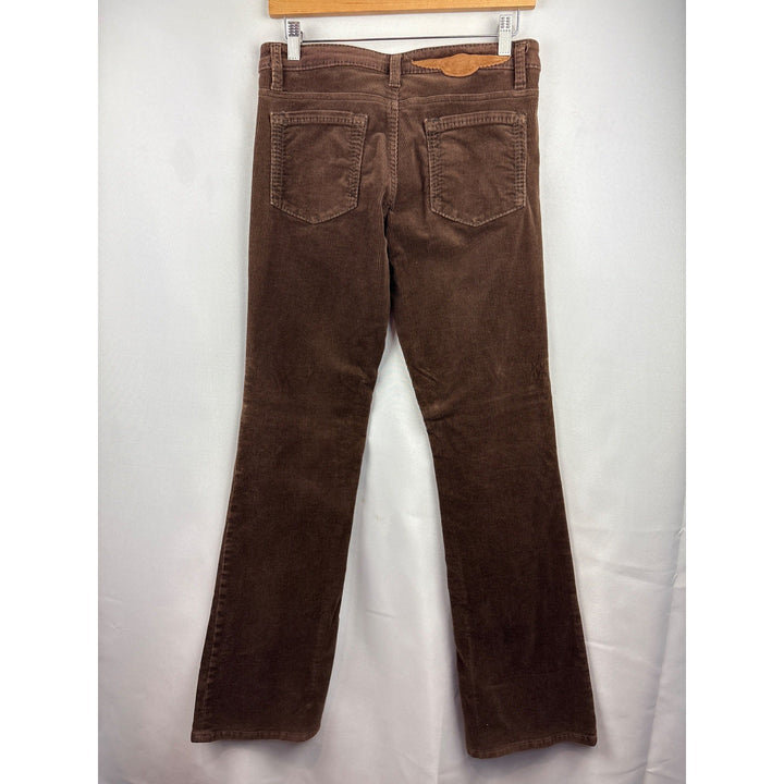 Women’s BCBG Maxarzria Jean Size 28 Brown Corduroy Boot Leg Pants